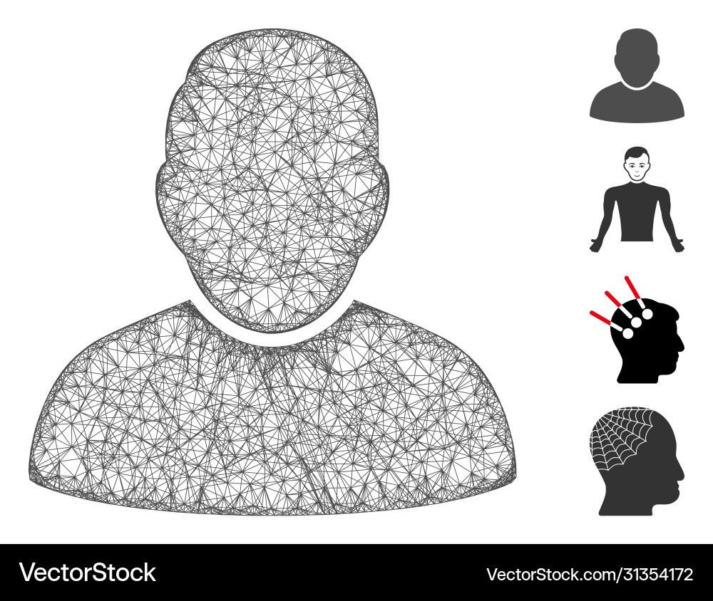 User web mesh User web mesh Vector Image