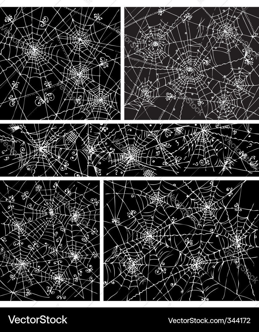 Web background pattern set v vector image