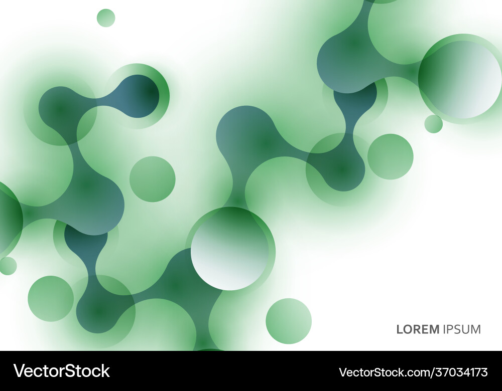 Abstract connection structure in technology style vector image