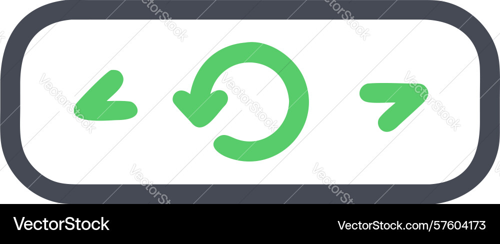 Circular refresh icon reload and synchronization vector image