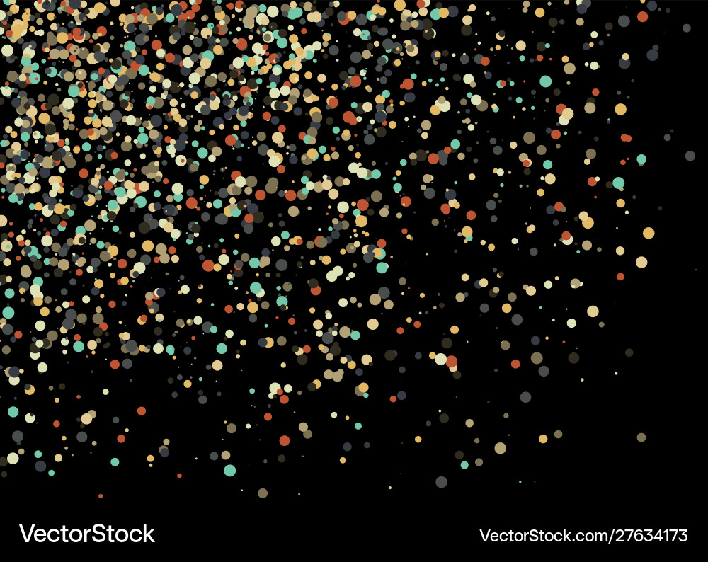 Colorful universe distribution computational Vector Image
