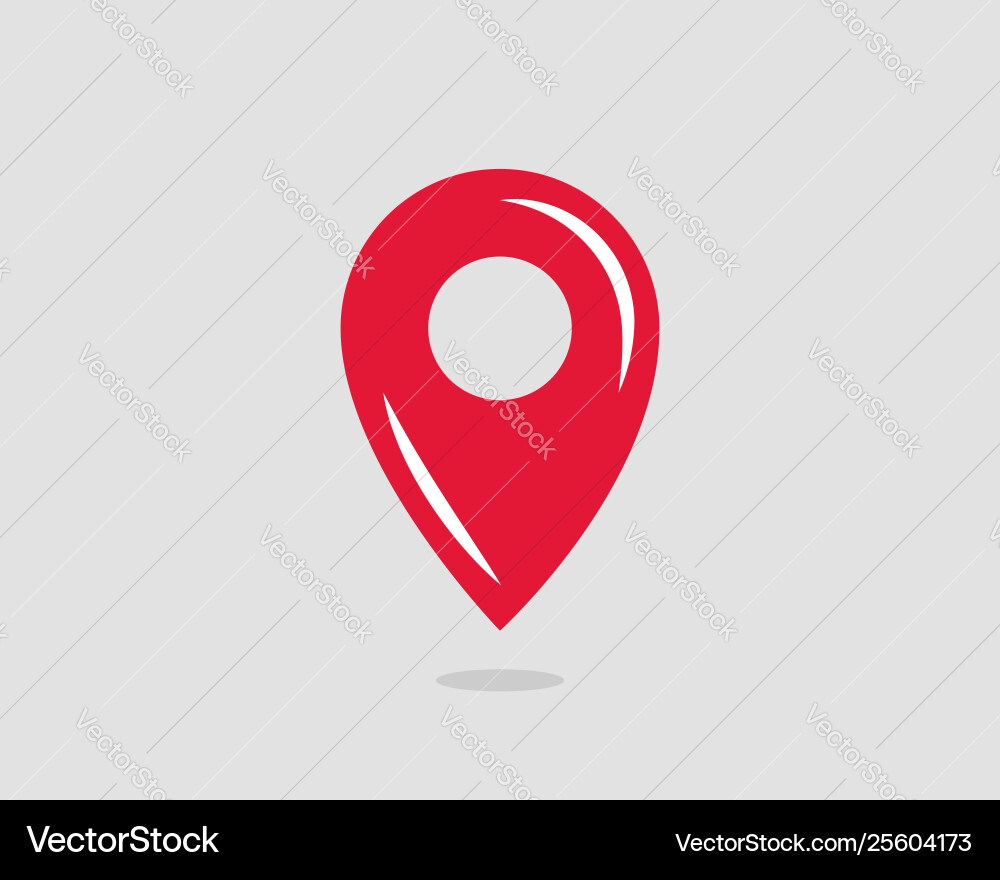 Map icons marker pointer pin location icon gps Vector Image