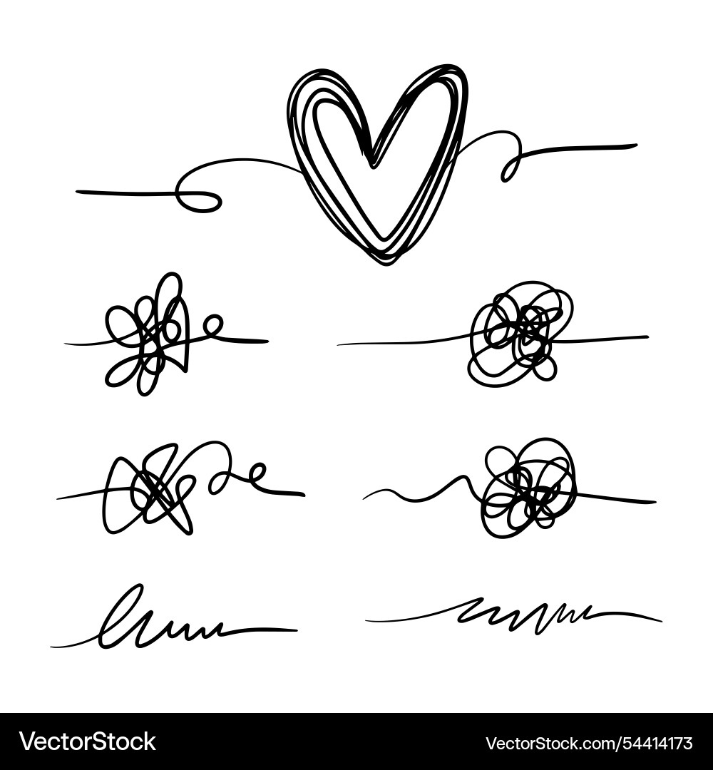 Symbol of complicated way with scribbled round Vector Image