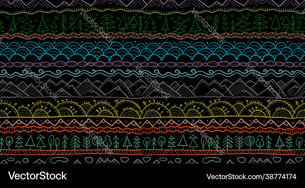 Abstract nature seamless pattern for your design Abstract nature seamless pattern for your design vector image