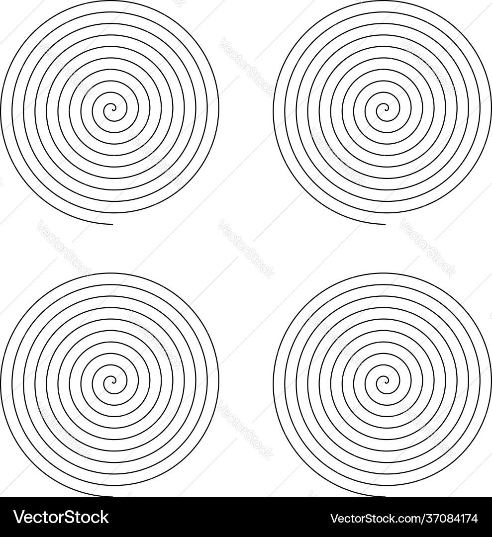 Repeatable pattern with spiral swirl twirl shape Repeatable pattern with spiral swirl twirl shape vector image