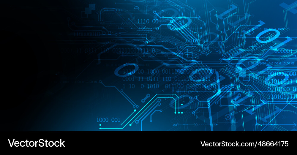 Abstract background on technological Abstract background on technological vector image