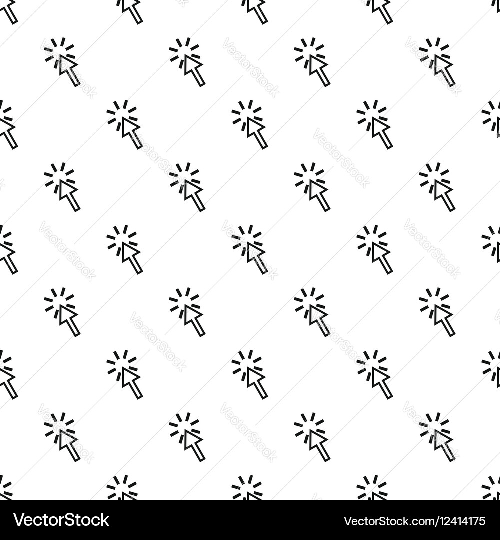 Cursor Pfeil zeigt Muster einfach Stil vektorbild