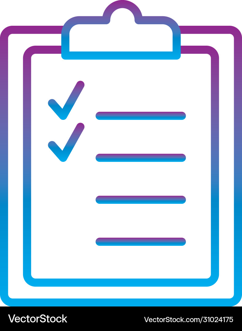 Document gradient line style icon design Document gradient line style icon design Vector Image