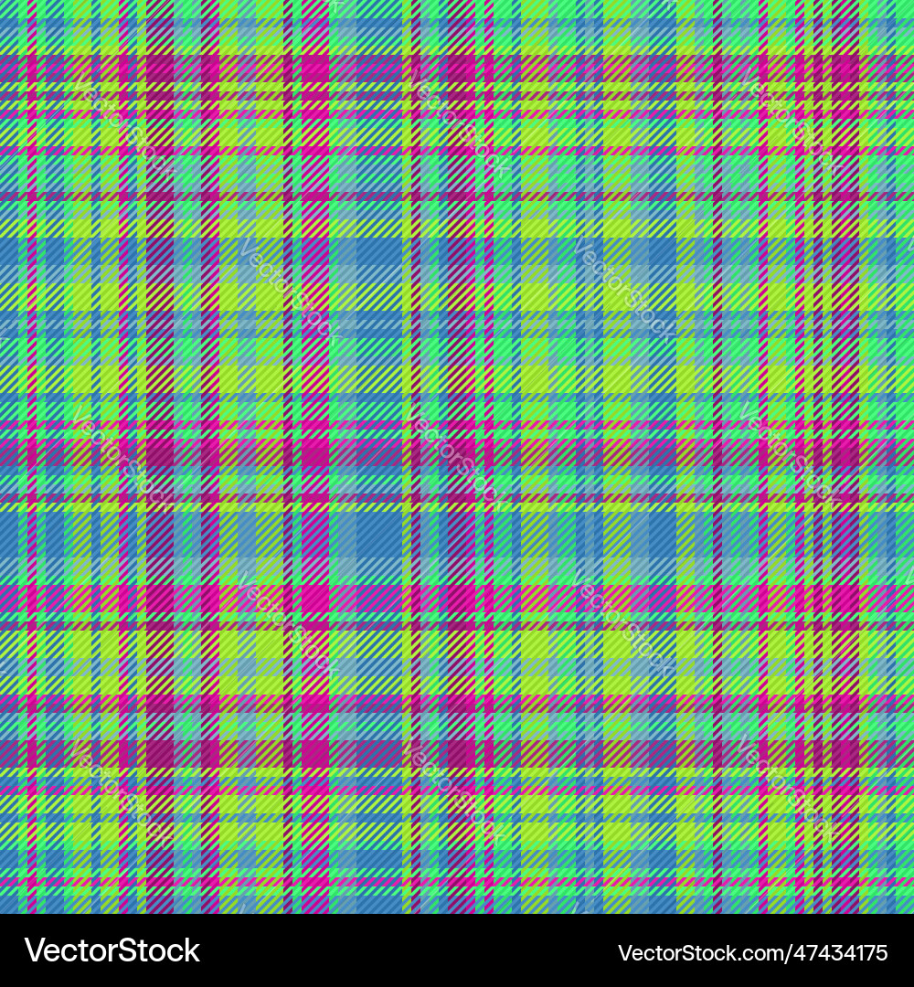 Fabric pattern background of check plaid texture Vector Image