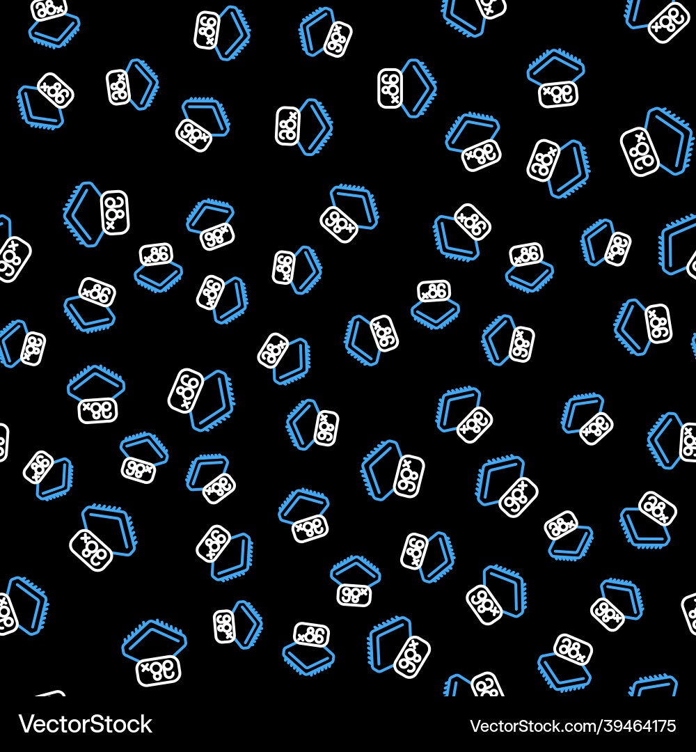 Line computer processor with microcircuits cpu Line computer processor with microcircuits cpu vector image
