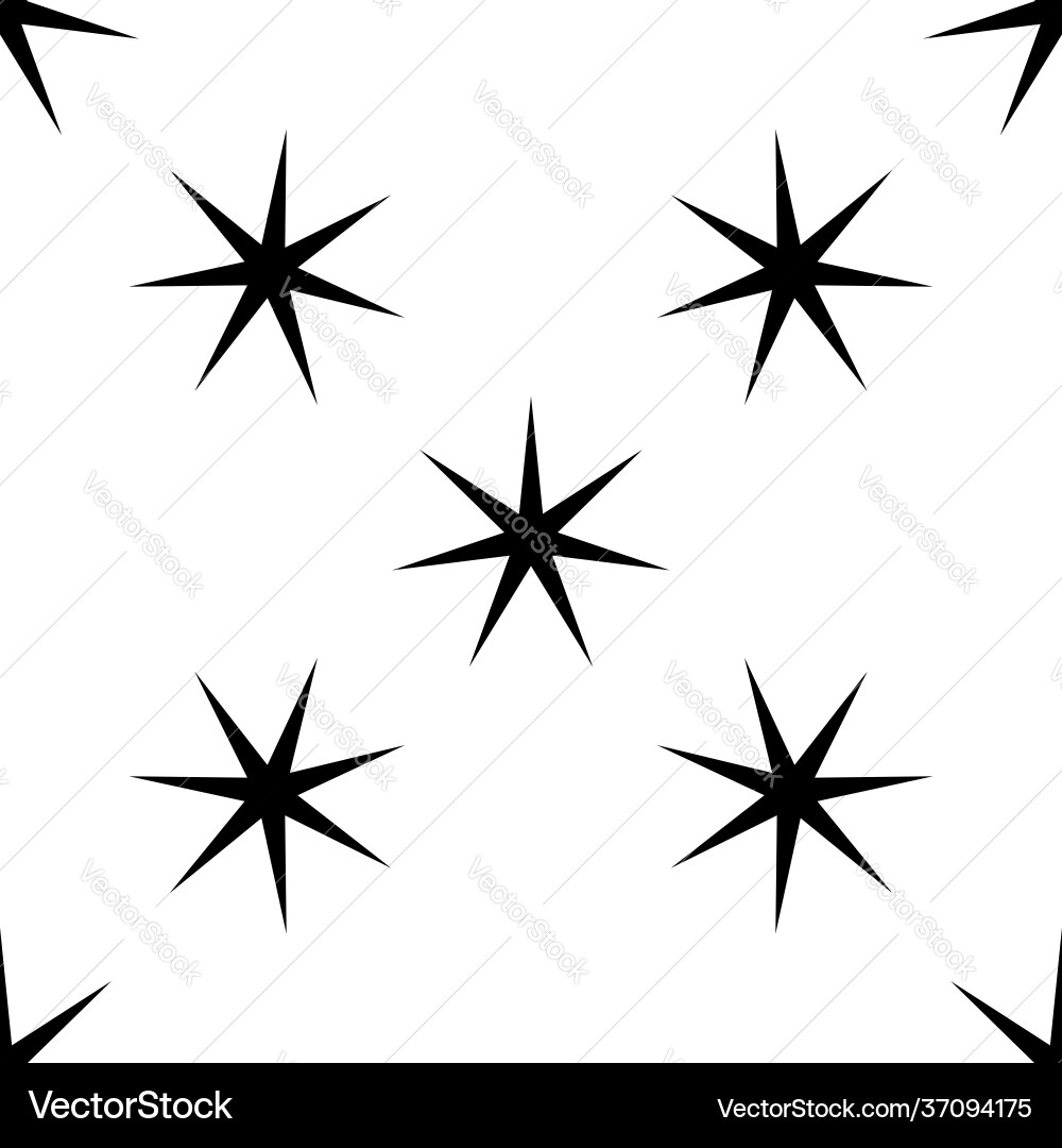 Repeatable seamless star shape pattern Repeatable seamless star shape pattern Vector Image