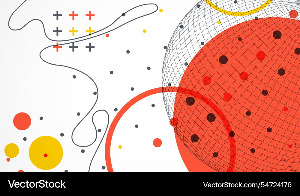 Abstract sphere background with plexus effect 3d Abstract sphere background with plexus effect 3d vector image