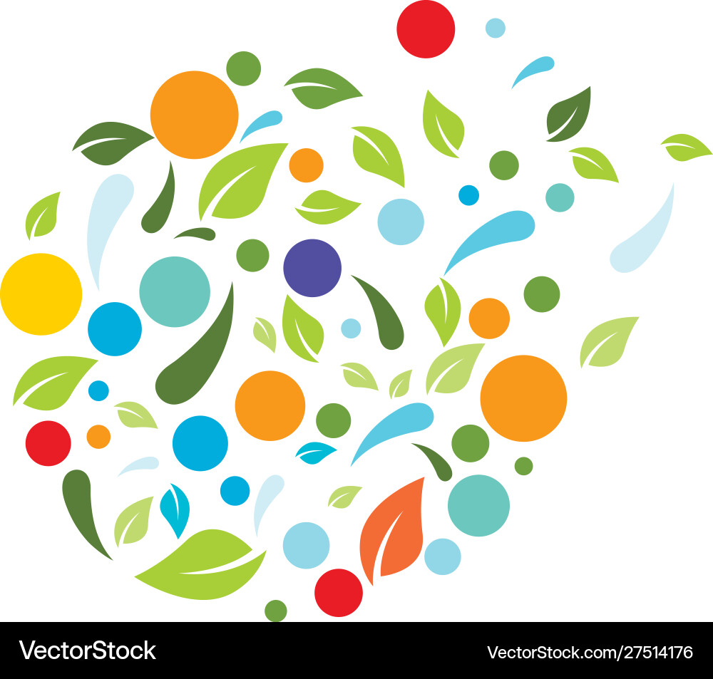 Eco nature leaf background Eco nature leaf background vector image