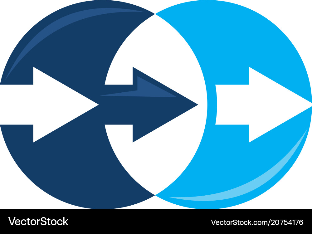 Signal & Data Flow vector image