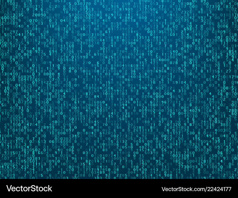 Abstract Technology Code Background vector image
