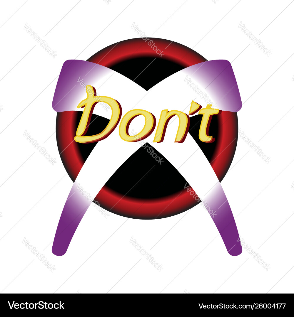 Button retro ui - dont push stop key old Button retro ui - dont push stop key old vector image