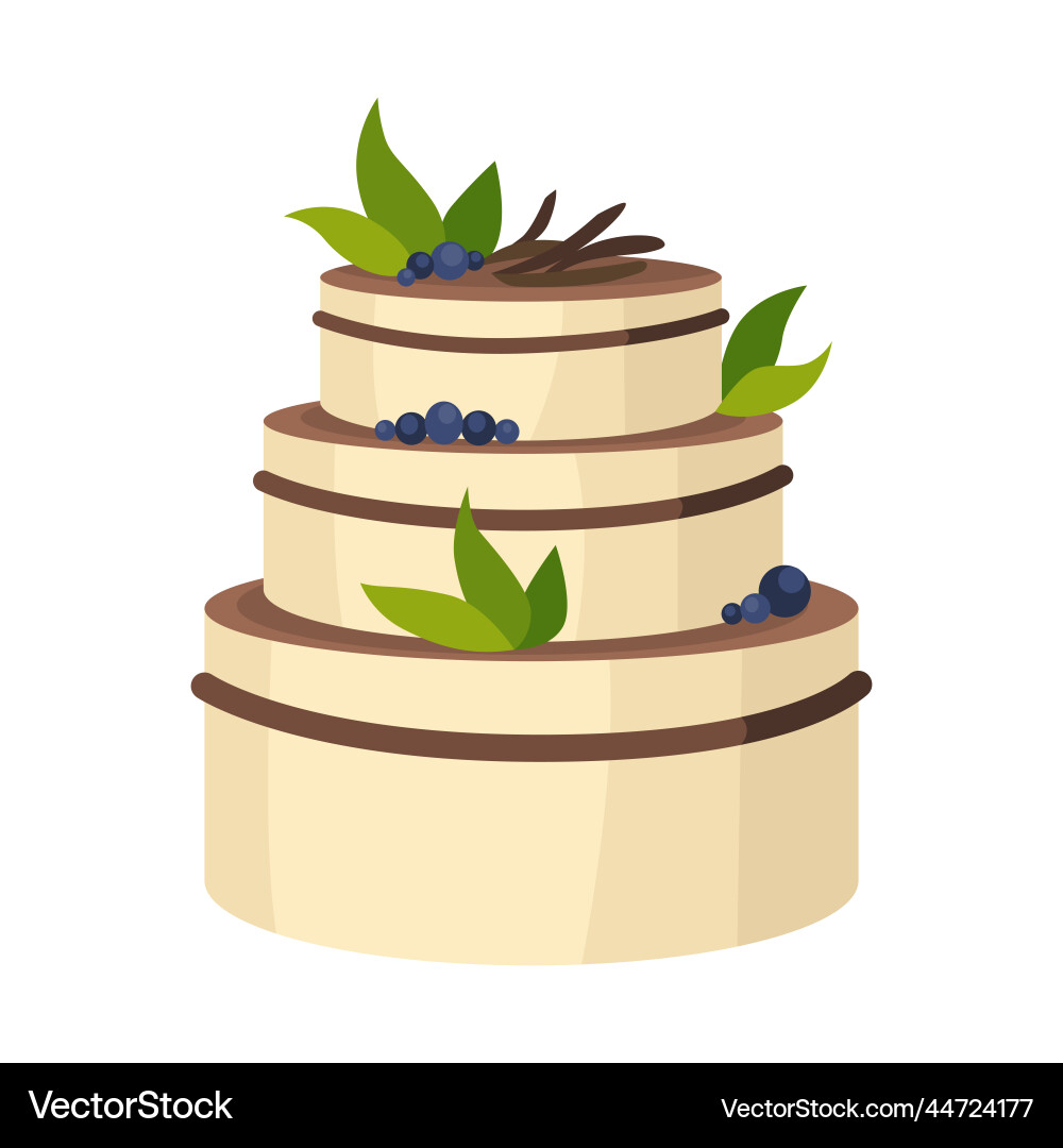 Cake icon sweet baked dessert icing pie Cake icon sweet baked dessert icing pie vector image