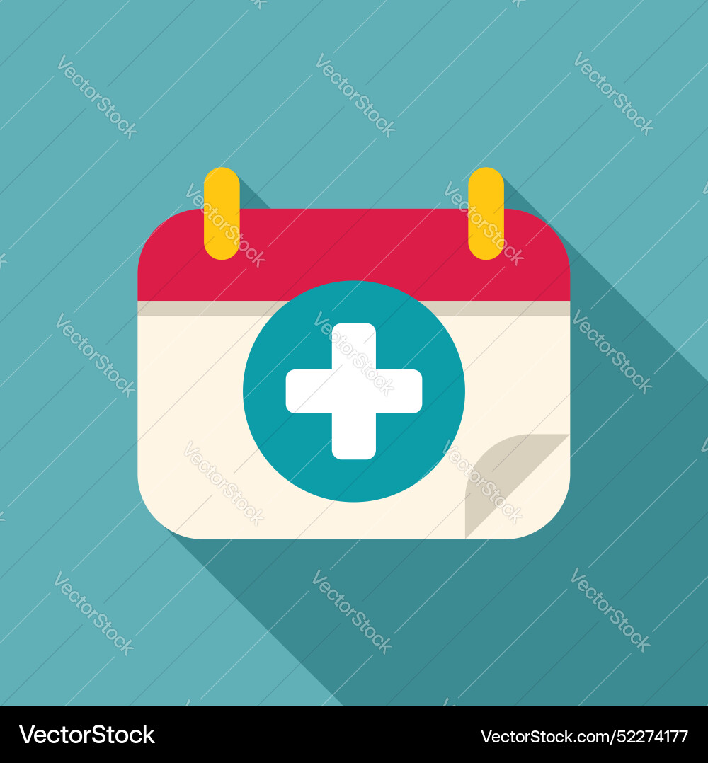 Calendar showing a plus sign for adding Calendar showing a plus sign for adding vector image