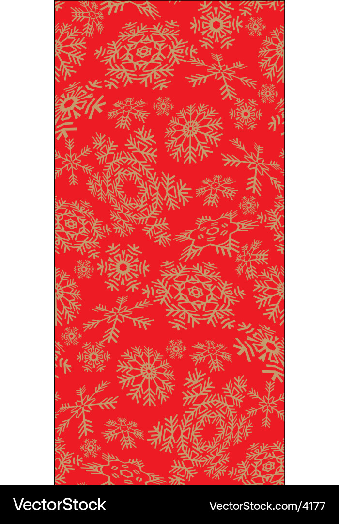 Winter Snowflake Pattern Vector Image