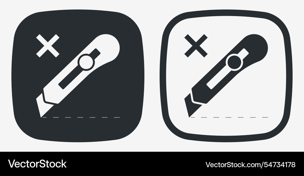 Do not open with knife protective packaging Vector Image