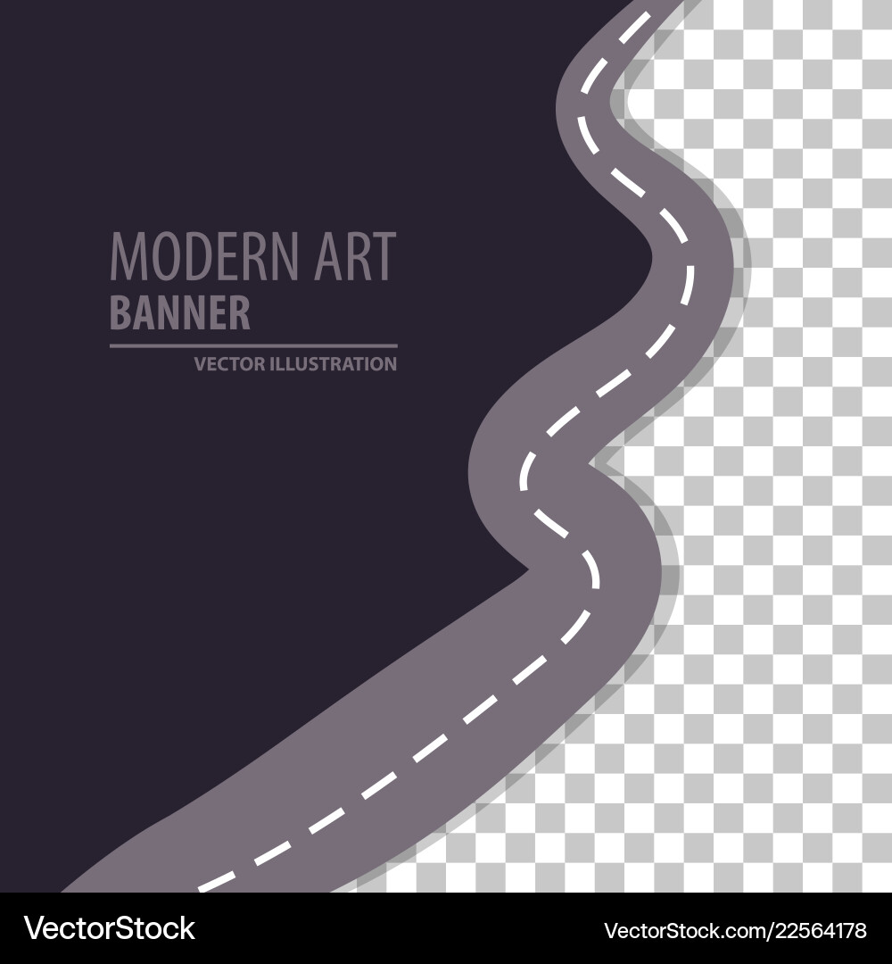 Modern art abstract banner square frame for text vector image