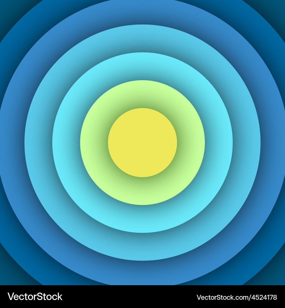 Rounded Layered Abstract Background Vector Image