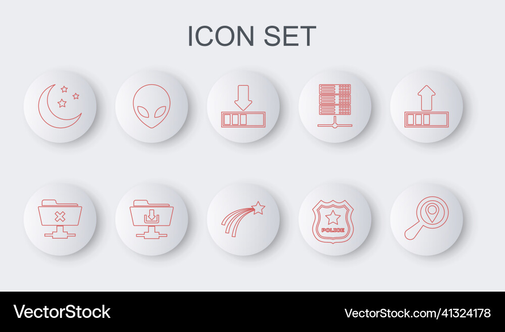 Set line search location ftp cancel operation Set line search location ftp cancel operation vector image