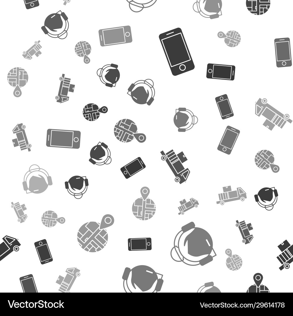 Set mobile phone with app delivery tracking Set mobile phone with app delivery tracking vector image