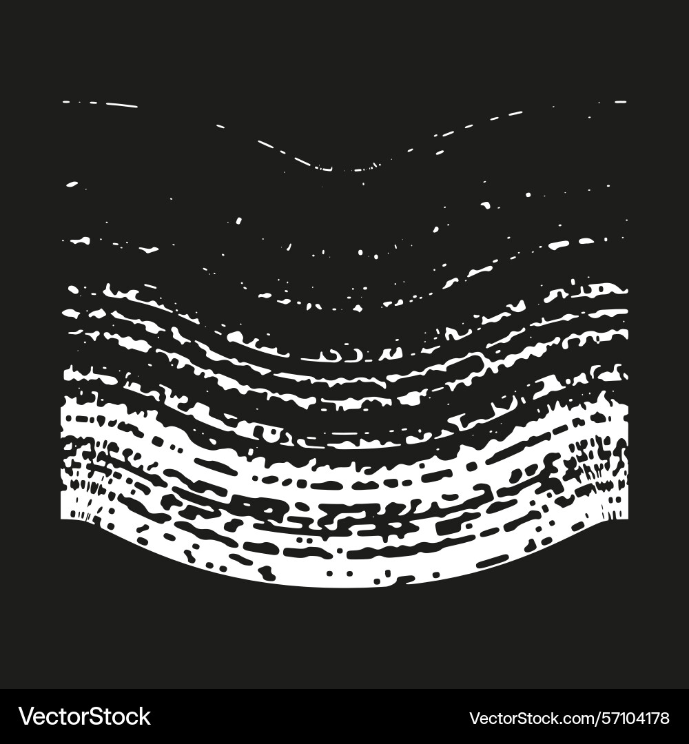 White stripe texture distorted line pattern White stripe texture distorted line pattern vector image