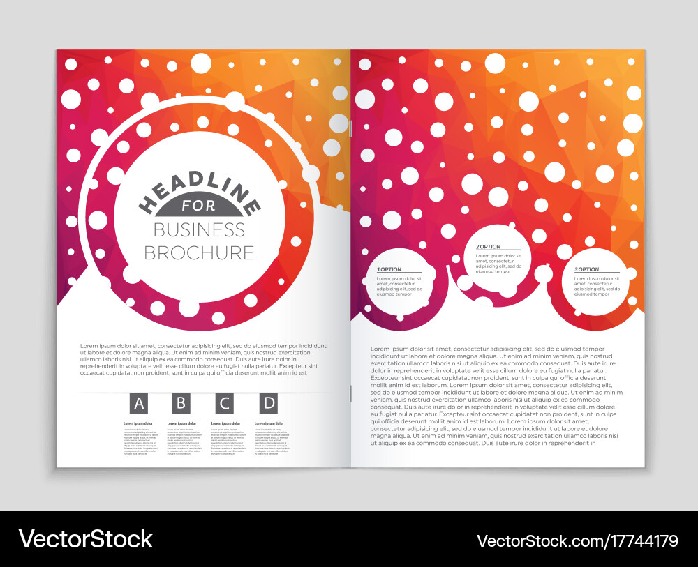 Abstract layout background set for art vector image