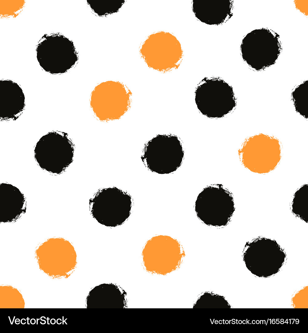 Abstract seamless pattern with circles vector image