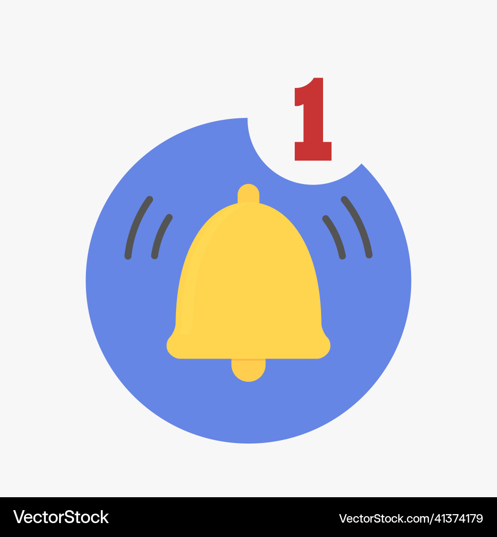 Count notification missing calling message icon Count notification missing calling message icon vector image