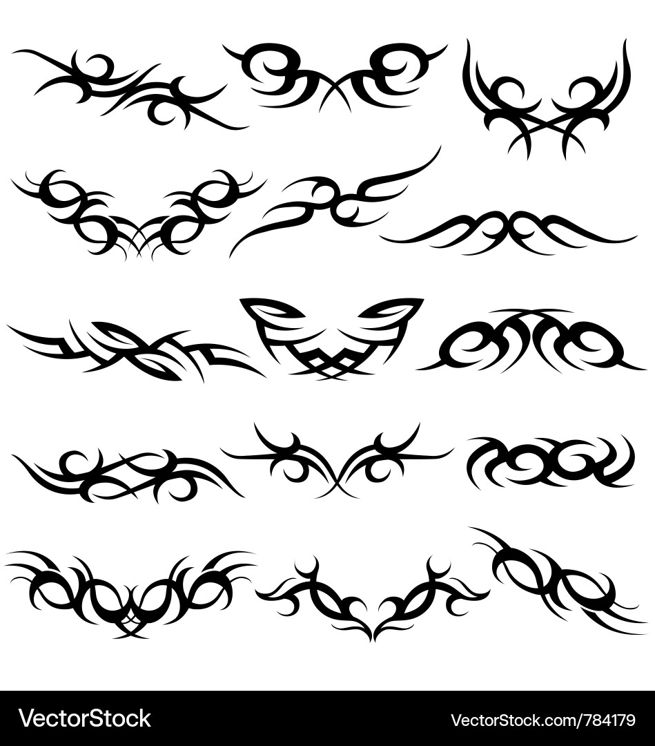 Scroll Motif - Decorative Swirl vector image