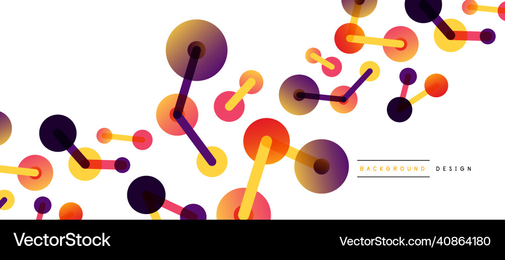 Abstract background round dots connected by lines Abstract background round dots connected by lines vector image