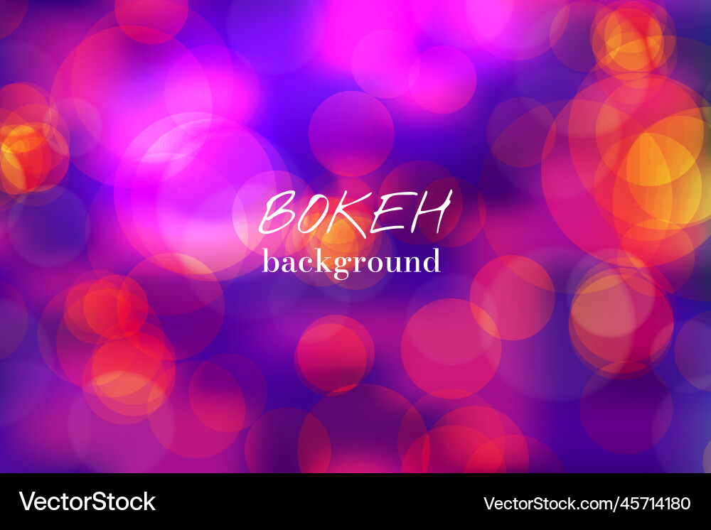 Abstract bokeh background Abstract bokeh background Vector Image