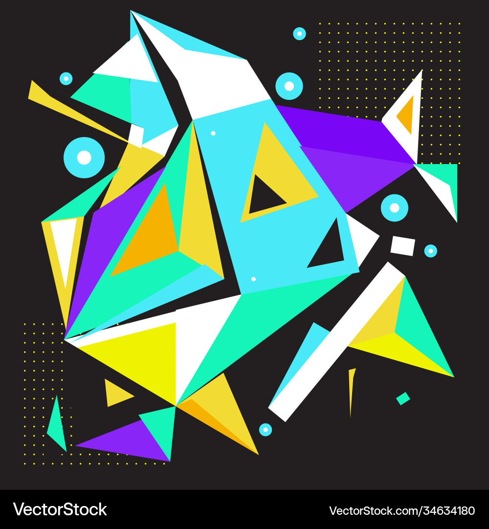 Abstract modern triangles background pattern Abstract modern triangles background pattern vector image