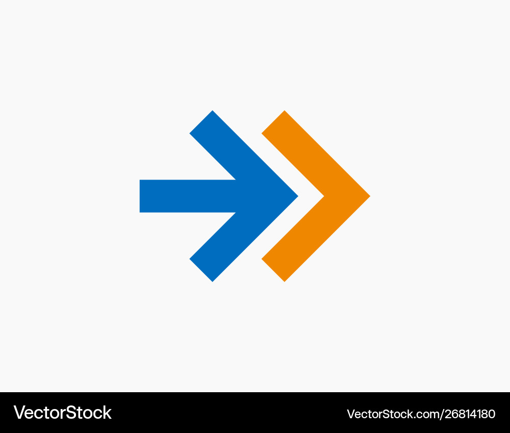 Abstrakte Pfeil-Logo-Vorlage-Symbol Abstrakte Pfeil-Logo-Vorlage-Symbol vektorbild