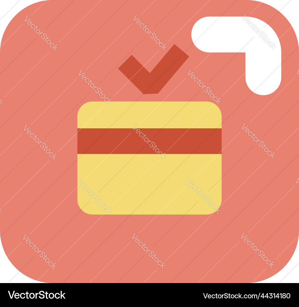 Delivery done on a white background Vector Image
