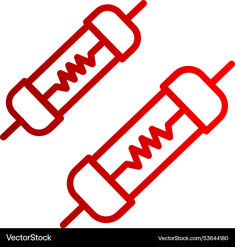 Fuse line gradient icon Vector Image