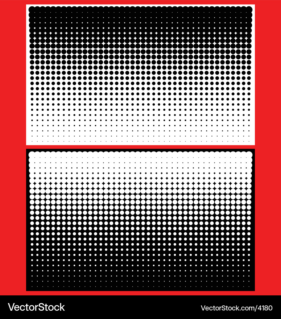 Halftone Dot Illusion Vector Image