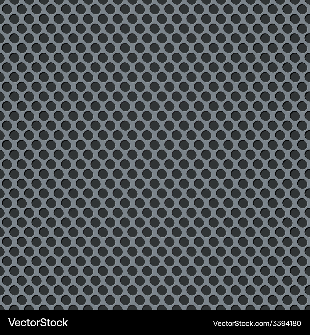 Silver metallic grid background pattern Vector Image