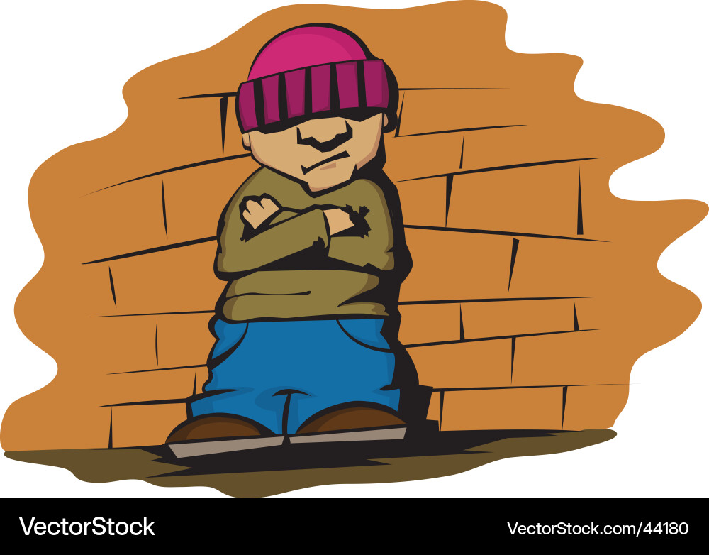 Urban Youth Portrait Vector Image
