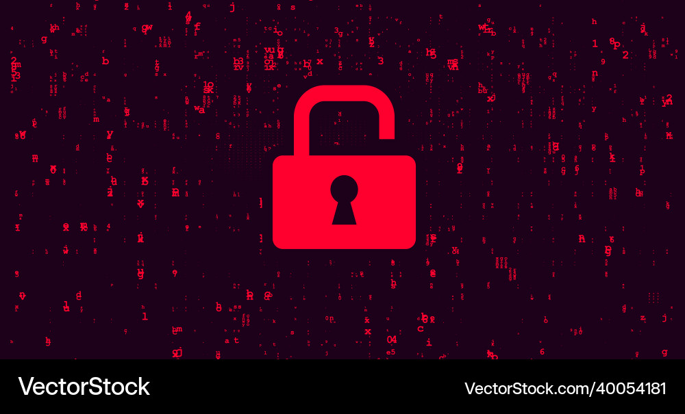 Abstrakte Technologie binären Code dunkel rot Abstrakte Technologie binären Code dunkel rot vektorbild