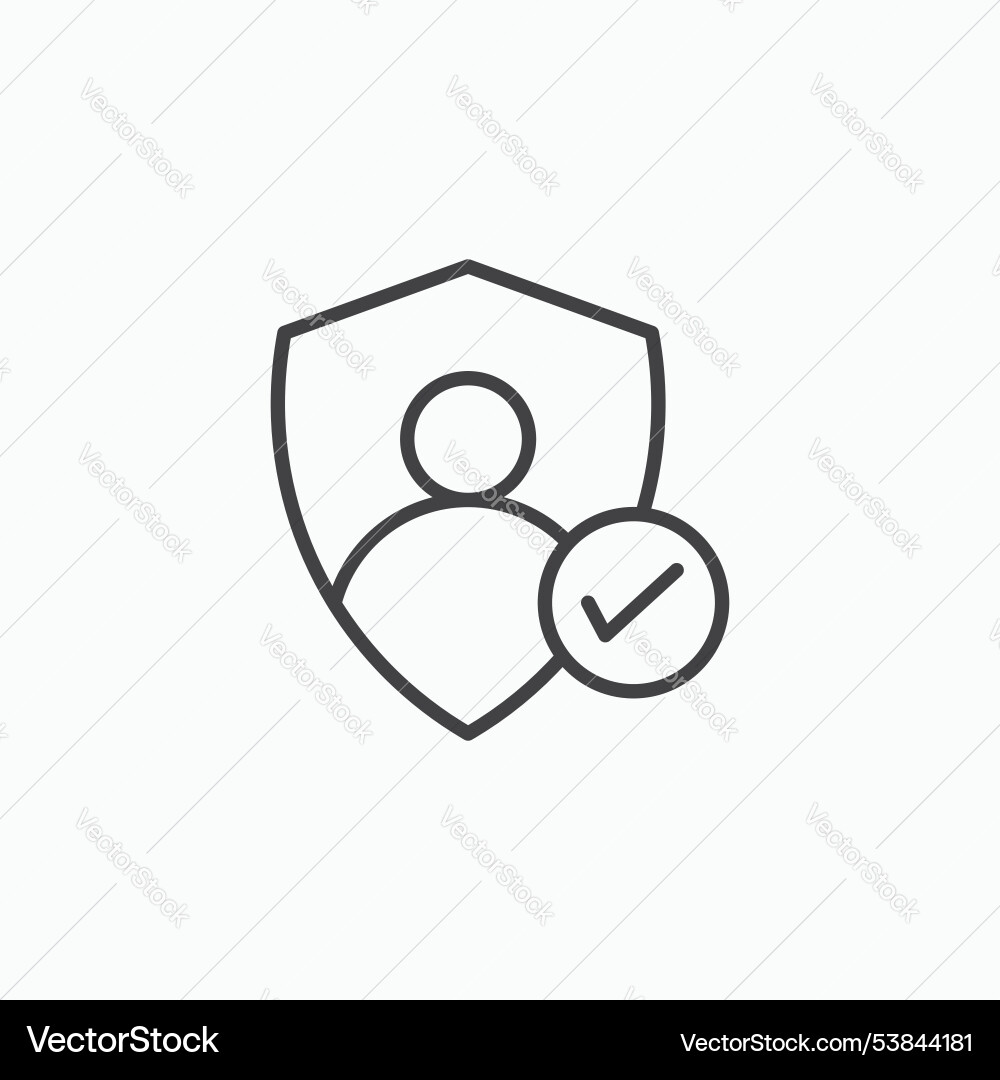 Authentication icon set Vector Image
