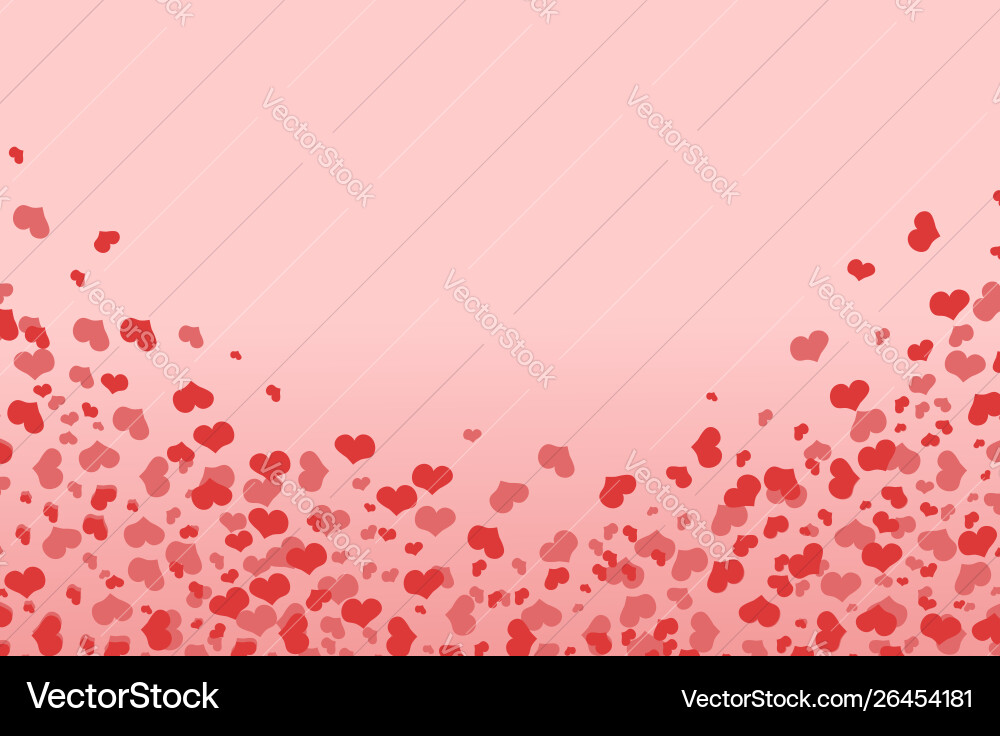 Frame in form an arch with hearts Frame in form an arch with hearts vector image