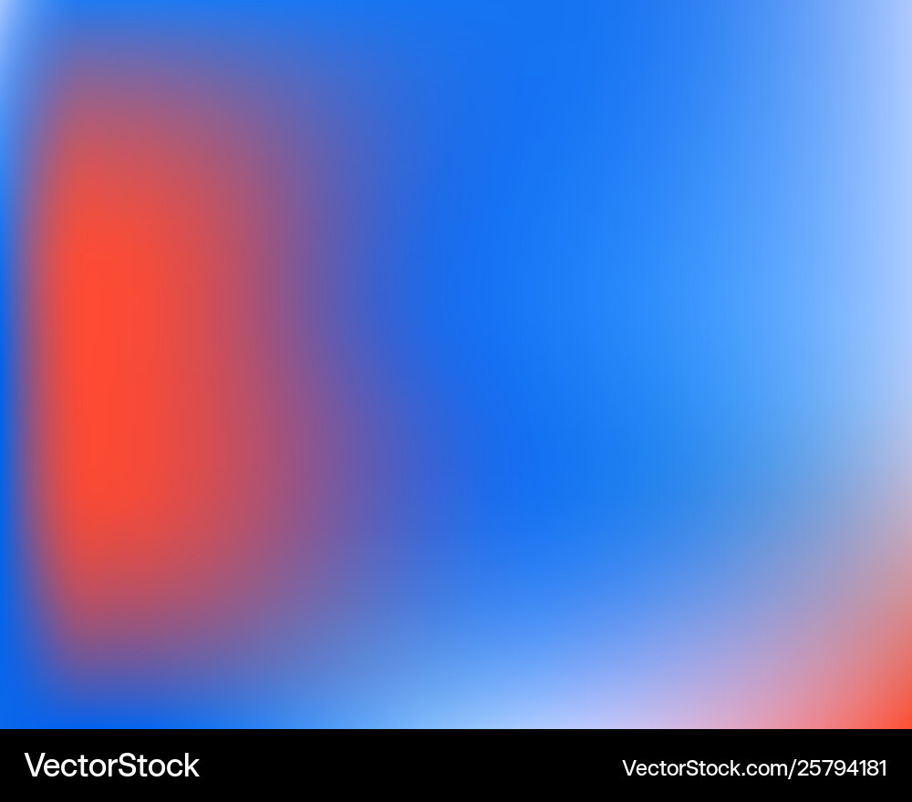 Gradient mesh painted in different colors vector image