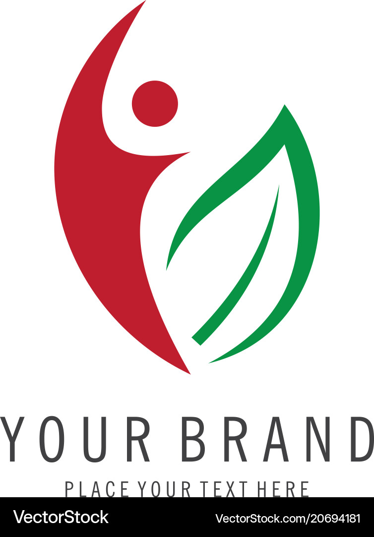 Healthy Lifestyle Symbol Vector Image