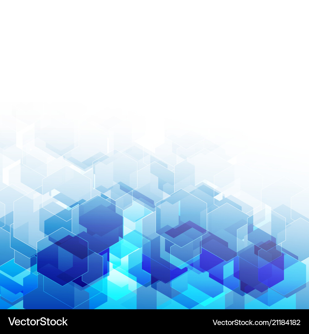Abstract Hexagon Pattern vector image