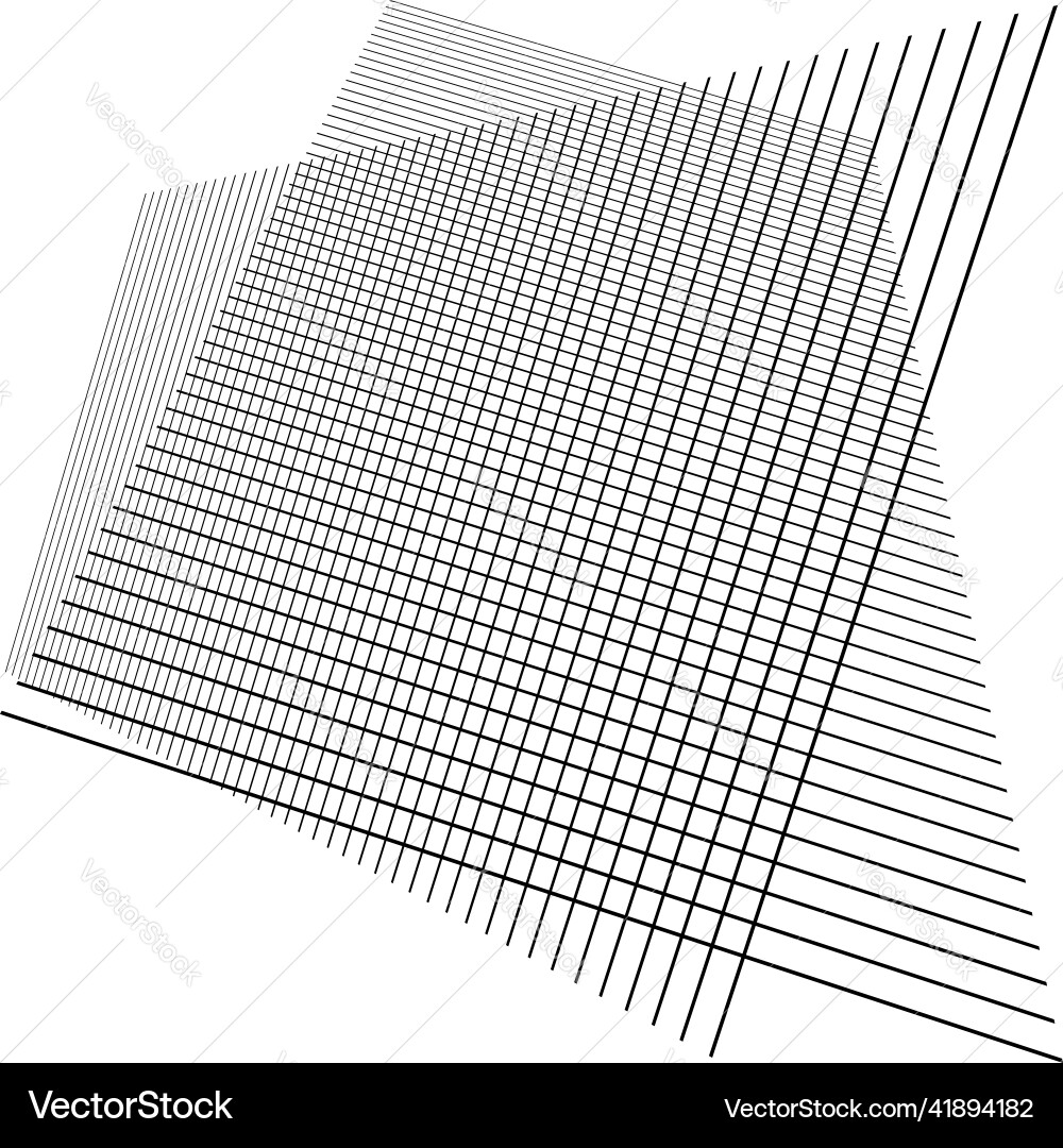 Abstract random grid mesh lattice grating Vector Image