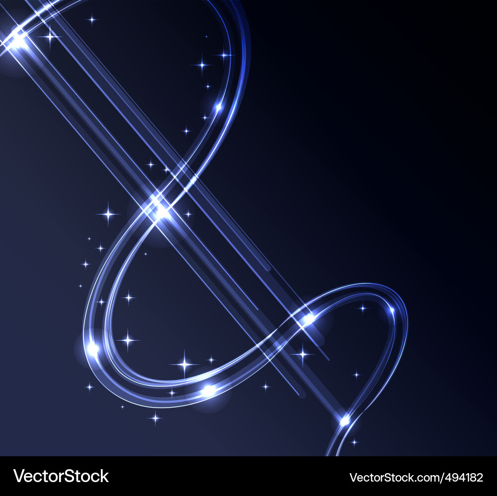 Glowing Abstract Background Vector Image